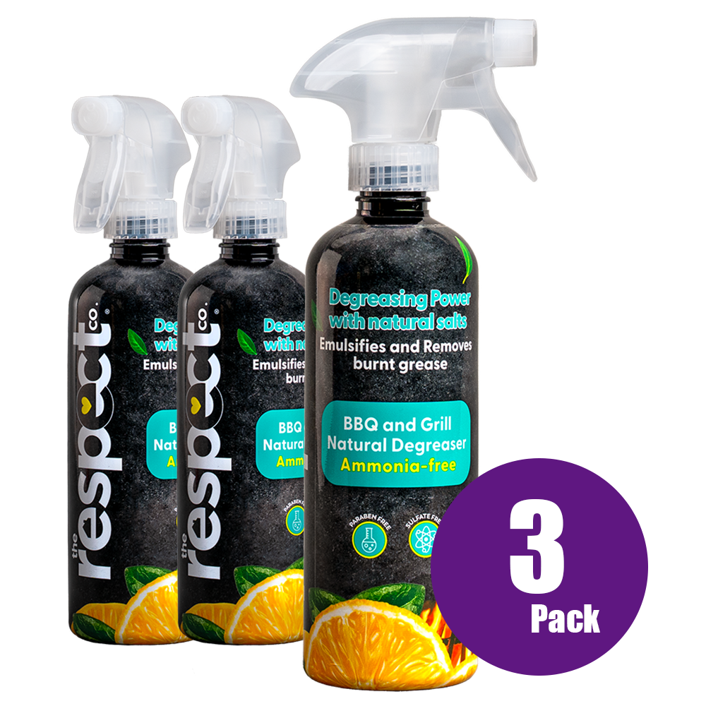 Respect Co.'s Natural BBQ & Grill Degreaser - Mandarin Scent 16.7 fl oz