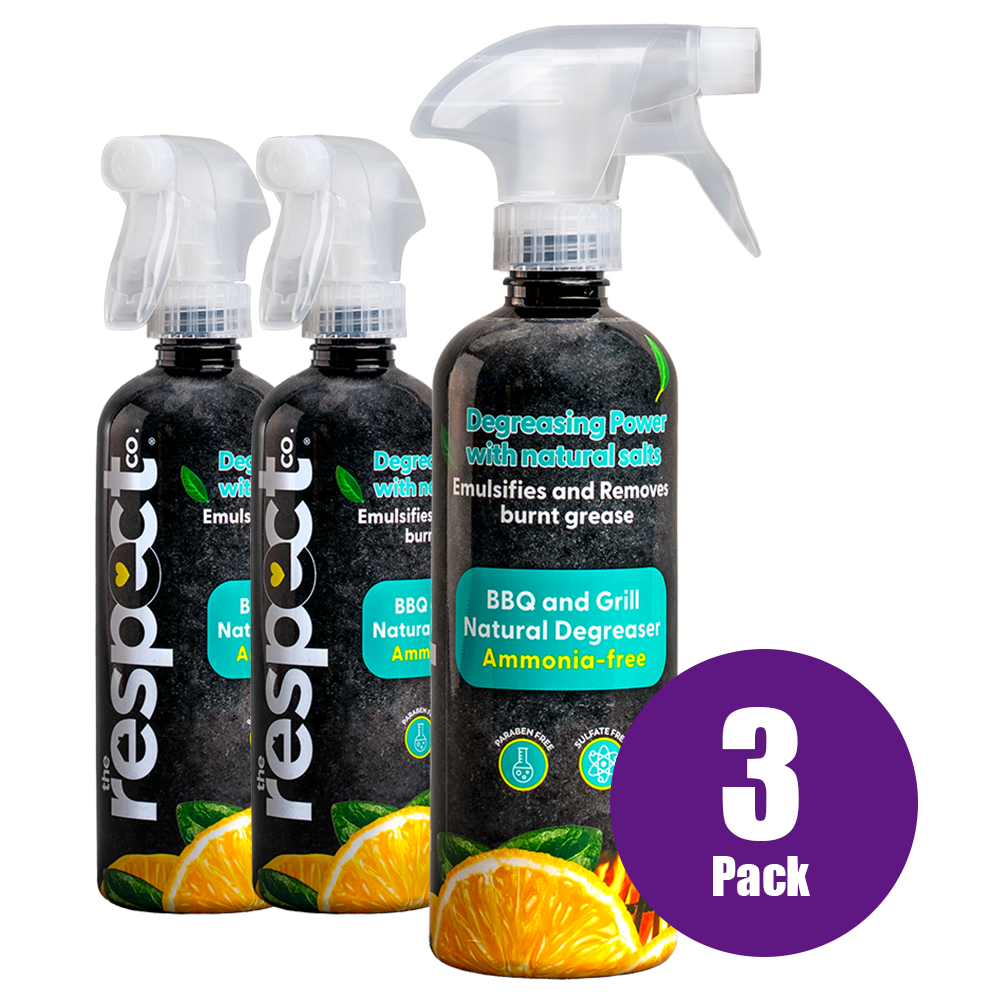 Respect Co.'s Natural BBQ & Grill Degreaser - Mandarin Scent 16.7 fl oz