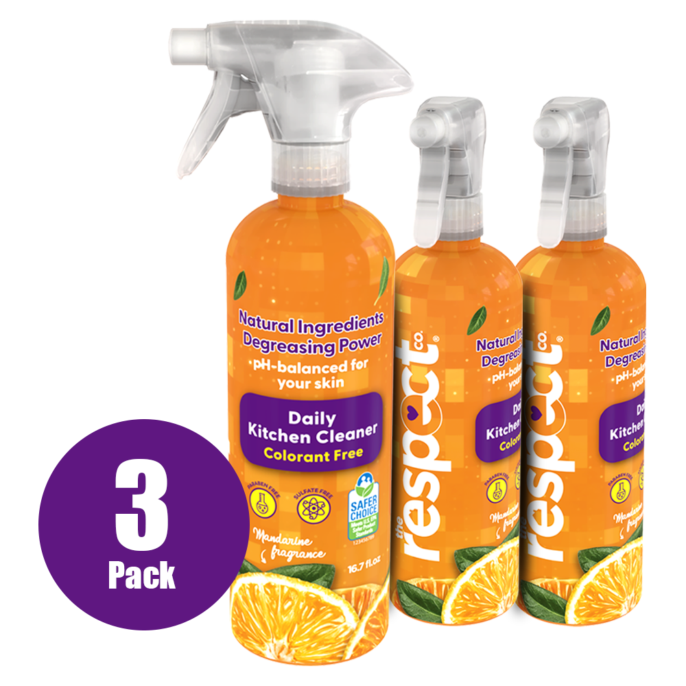 Respect Co.'s Natural Kitchen Cleaner - Mandarin Scent 16.7 fl oz