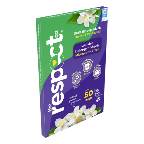 Respect Co.'s Biodegradable Laundry Sheets - Jasmine Fragrance 0.27lb