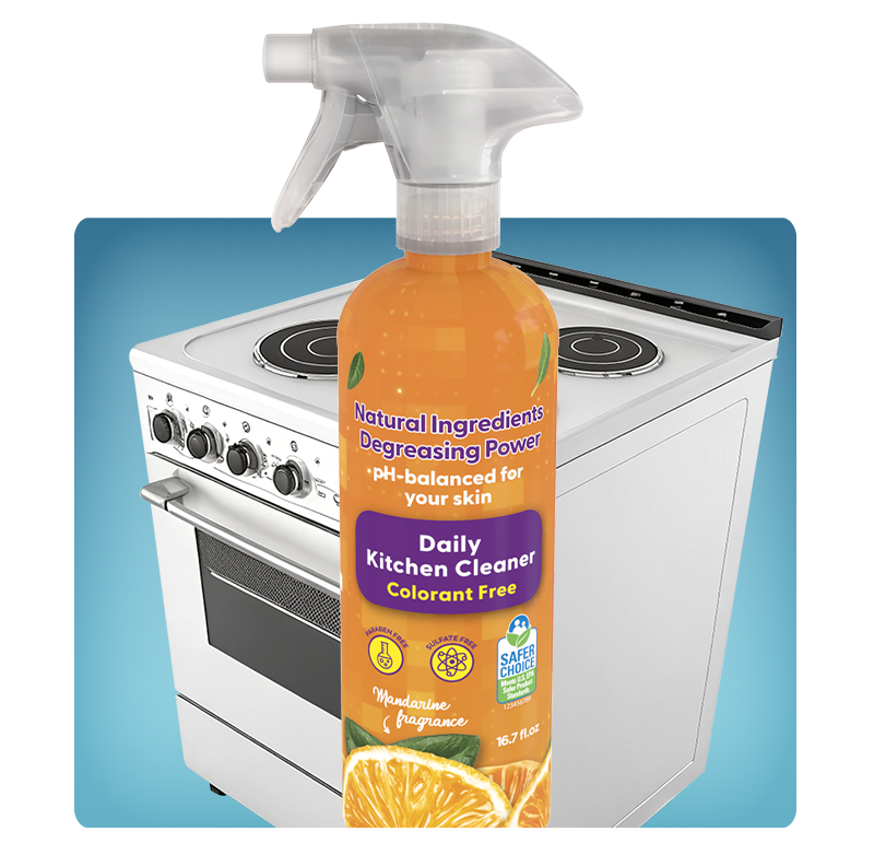 Respect Co.'s Natural Kitchen Cleaner - Mandarin Scent 16.7 fl oz