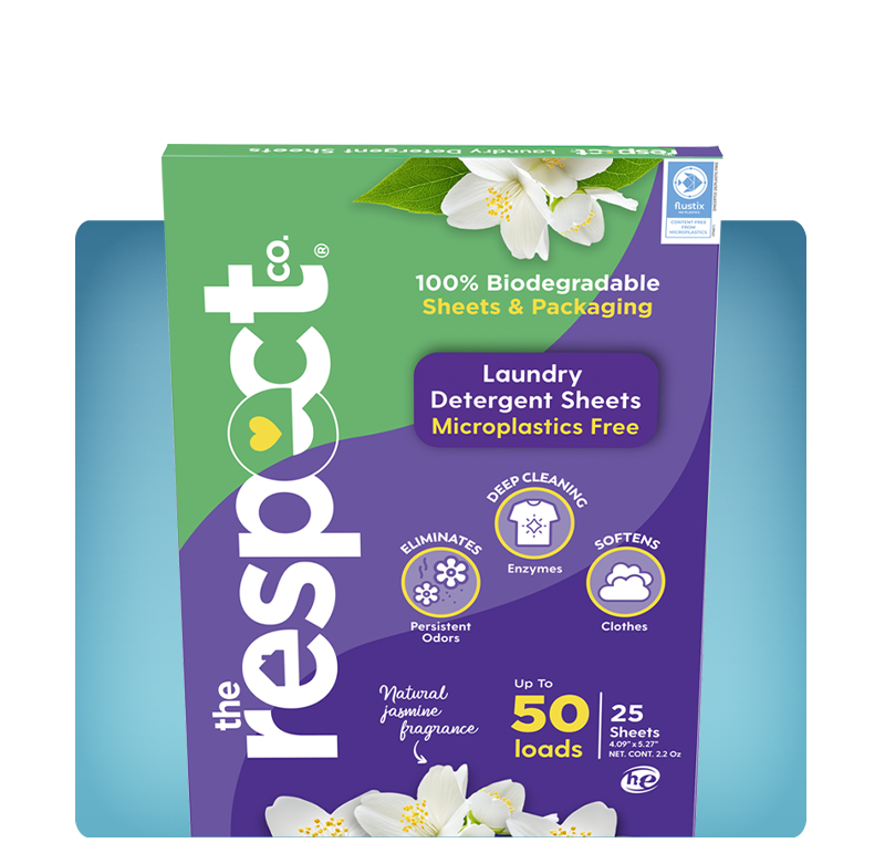 Respect Co.'s Biodegradable Laundry Sheets - Jasmine Fragrance 0.27lb